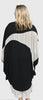 WAVE HI-LO TUNIC TOP, BLACK/WHITE with Pant
