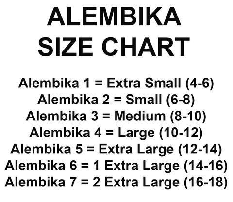 Alembika Sizing Chart